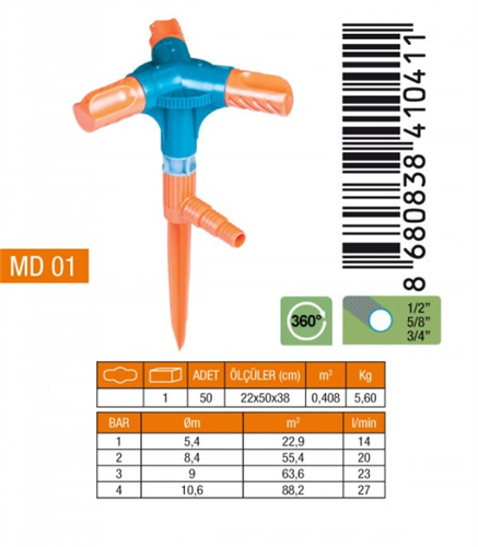 MEDALYAN TURBO 3'LÜ SPRİNK / 50